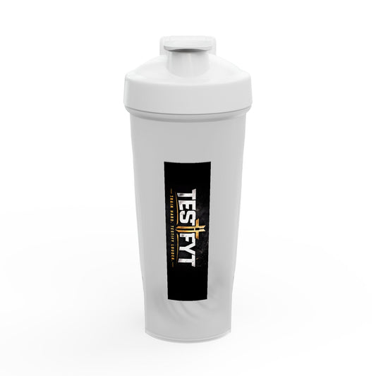 Protein Shaker Bottle — "Test Byt" Fitness Gym Blender Cup